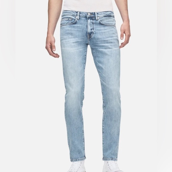 FRAME DENIM L’HOMME SKINNY LMHK691 IN BAYTOWN JEANS SIZE 40 NEW - Picture 1 of 12